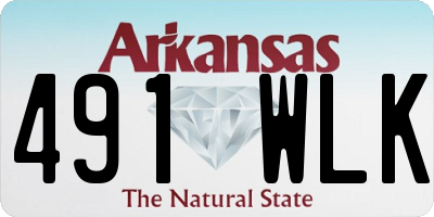 AR license plate 491WLK