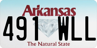 AR license plate 491WLL