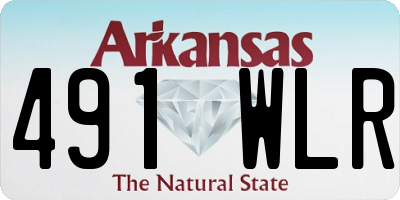 AR license plate 491WLR
