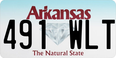 AR license plate 491WLT