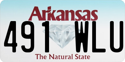 AR license plate 491WLU