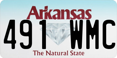 AR license plate 491WMC