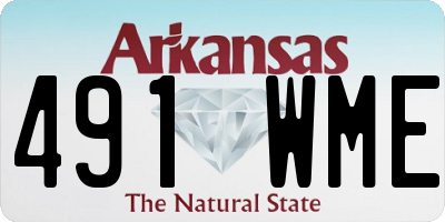 AR license plate 491WME