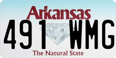 AR license plate 491WMG