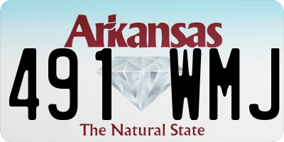 AR license plate 491WMJ