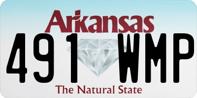 AR license plate 491WMP