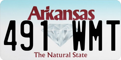 AR license plate 491WMT