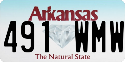 AR license plate 491WMW