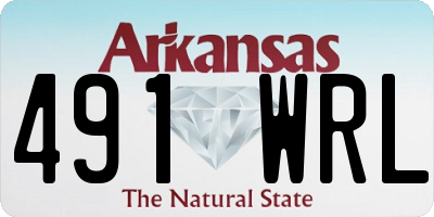 AR license plate 491WRL