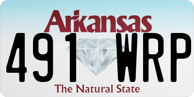 AR license plate 491WRP