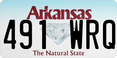 AR license plate 491WRQ