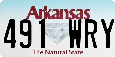 AR license plate 491WRY