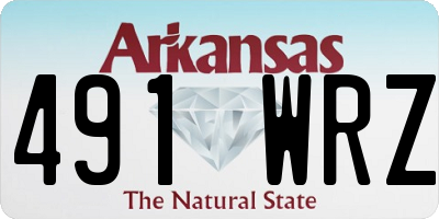 AR license plate 491WRZ
