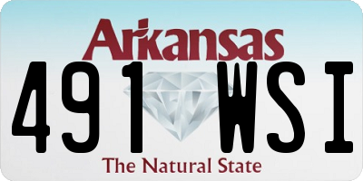 AR license plate 491WSI