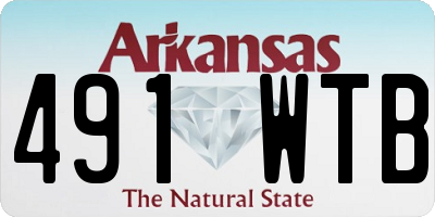 AR license plate 491WTB