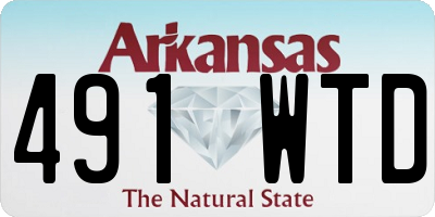 AR license plate 491WTD