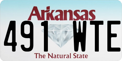 AR license plate 491WTE