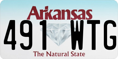 AR license plate 491WTG