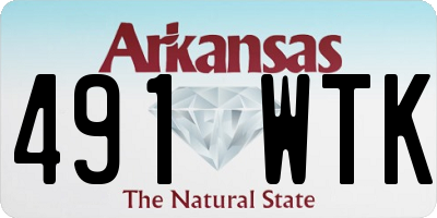 AR license plate 491WTK