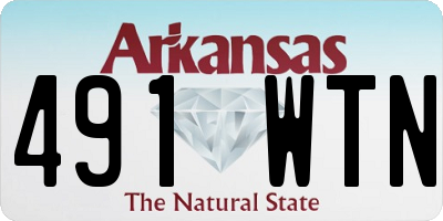 AR license plate 491WTN