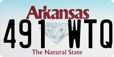 AR license plate 491WTQ