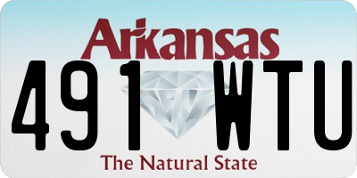 AR license plate 491WTU