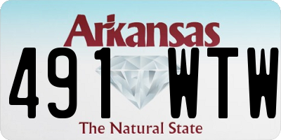 AR license plate 491WTW