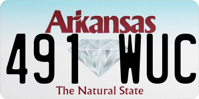 AR license plate 491WUC