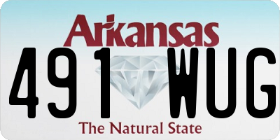 AR license plate 491WUG