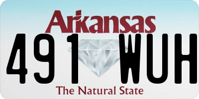 AR license plate 491WUH