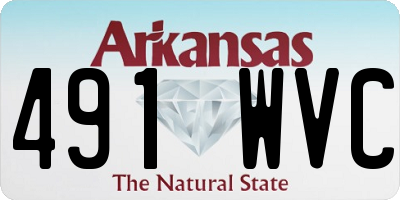 AR license plate 491WVC