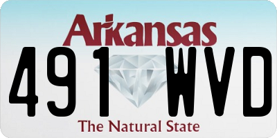 AR license plate 491WVD