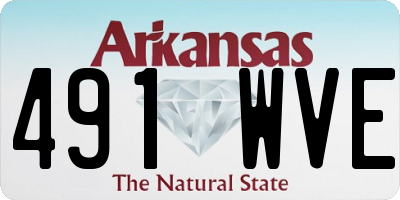 AR license plate 491WVE