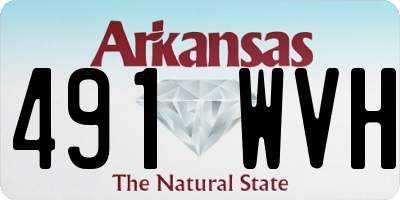 AR license plate 491WVH