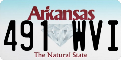 AR license plate 491WVI