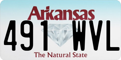 AR license plate 491WVL