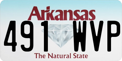 AR license plate 491WVP