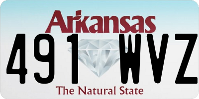 AR license plate 491WVZ