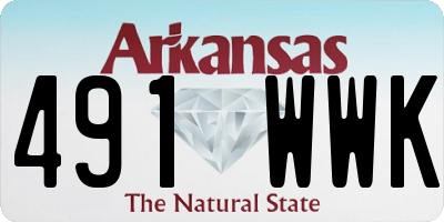 AR license plate 491WWK