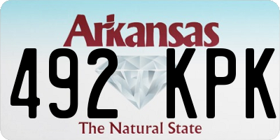 AR license plate 492KPK