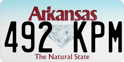 AR license plate 492KPM