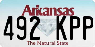 AR license plate 492KPP