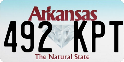 AR license plate 492KPT