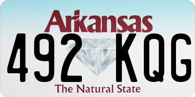 AR license plate 492KQG