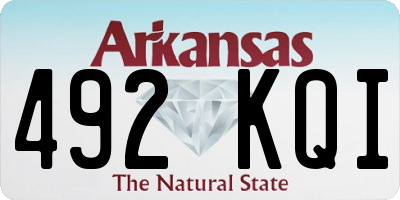AR license plate 492KQI