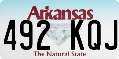 AR license plate 492KQJ