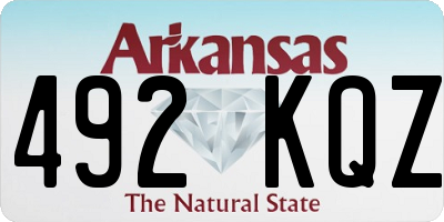 AR license plate 492KQZ