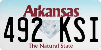 AR license plate 492KSI