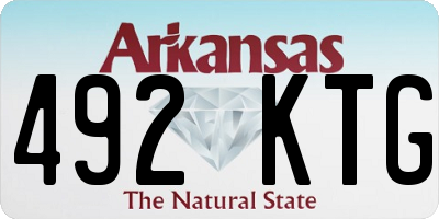 AR license plate 492KTG