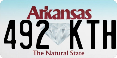 AR license plate 492KTH